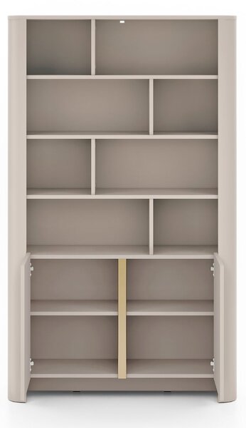 Bibliotecă Bari cașmir cu accente aurii