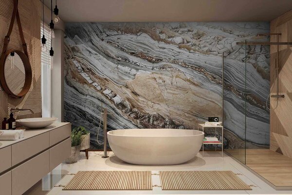 Fototapet Modele izbitoare în piatră naturală, Fototapet 3D, Fototapet populare, u30846 - Tapeko.ro