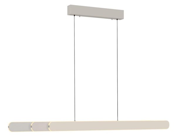 Schöner Wohnen 12577-39 - Lustră LED reglabilă pe cablu ADRIANA, 2xLED/24W/230V, gri
