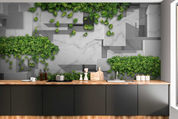 Fototapet Natura și designul modern se îmbină armonios, Fototapet 3D, Fototapet populare, u34395 - Tapeko.ro