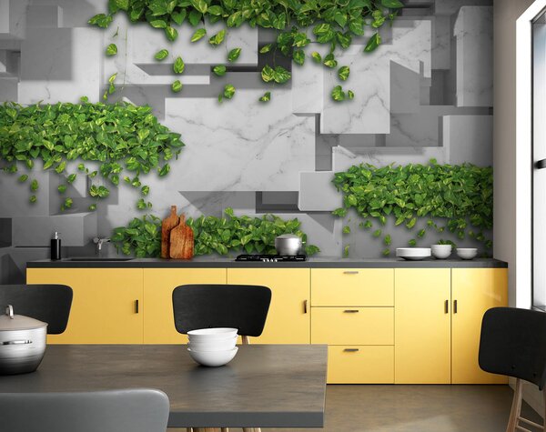 Fototapet Natura și designul modern se îmbină armonios, Fototapet 3D, Fototapet populare, u34395 - Tapeko.ro