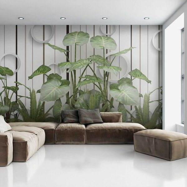Fototapet Plante cu frunze verzi, Fototapet natură, Fototapet populare, u35303 - Tapeko.ro