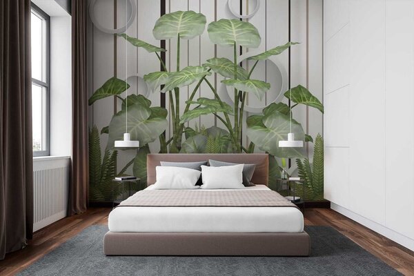 Fototapet Plante cu frunze verzi, Fototapet natură, Fototapet populare, u35303 - Tapeko.ro