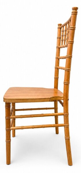 Scaun de nuntă rustic Chiavari din lemn – fag natural