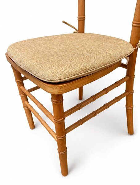 Scaun de nuntă rustic Chiavari din lemn – fag natural