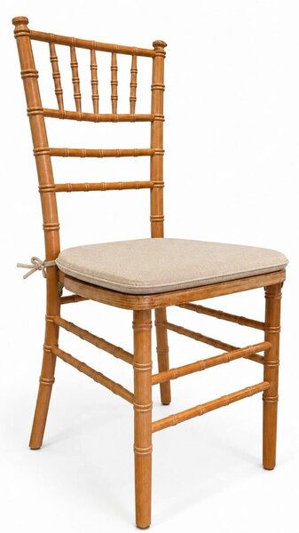 Scaun de nuntă rustic Chiavari din lemn – fag natural