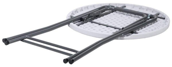 Set - măsuță de cocktail pentru catering 80 x 110 cm + husă albă