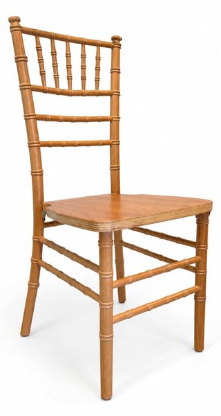 Scaun de nuntă rustic Chiavari din lemn – fag natural