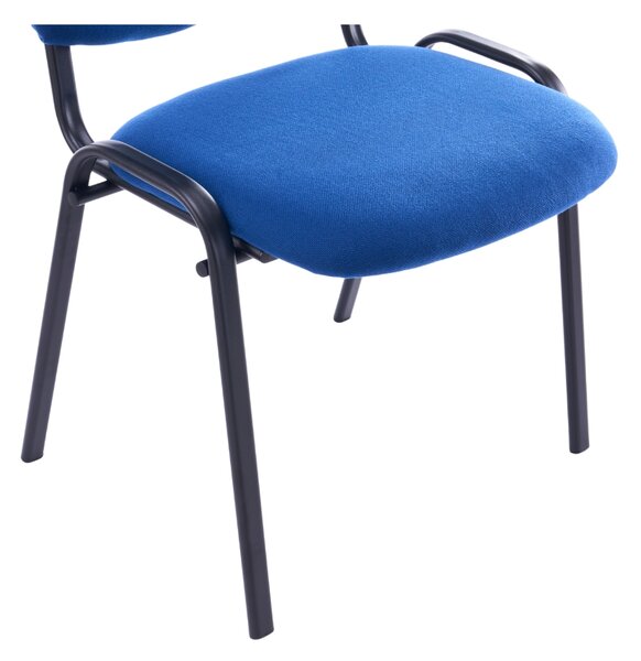 Scaun de conferință tapițat ISO – culoare albastră