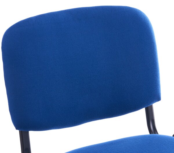 Scaun de conferință tapițat ISO – culoare albastră