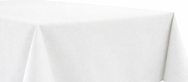 Fată de masă albă din bumbac pentru masă de banchet, 280 x 170 cm