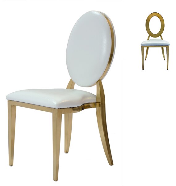 Scaun de nuntă american Glamour O-back 2 în 1