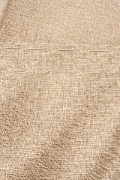 Fată de masă din pânză bej „Boho” 280x170 cm pentru masă de banchet – imitație de in