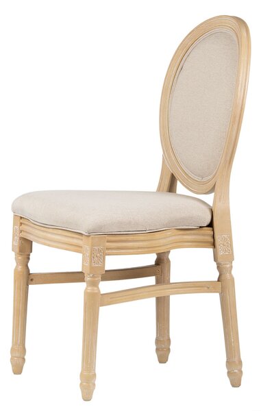 Scaun de banchet provensal Louis – culoare natur deschis