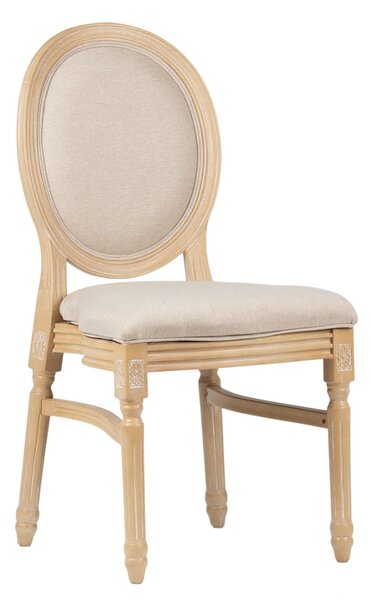 Scaun de banchet provensal Louis – culoare natur deschis