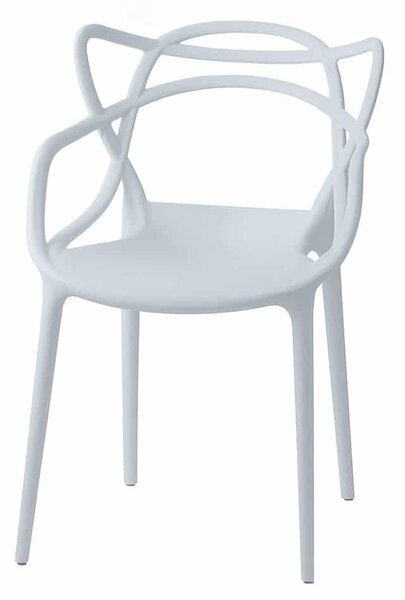 Scaun modern Split - alb