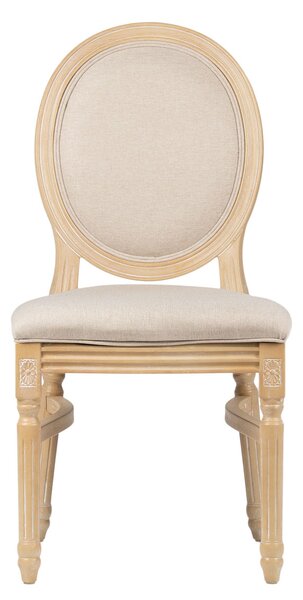 Scaun de banchet provensal Louis – culoare natur deschis