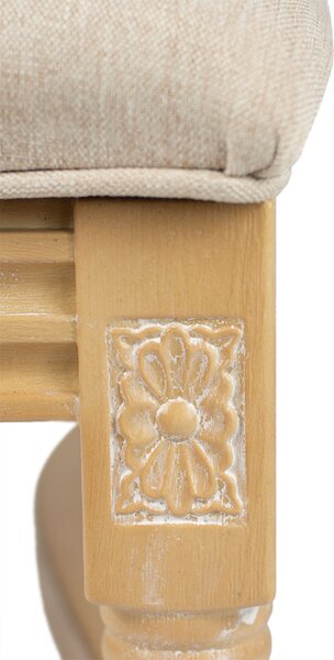 Scaun de banchet provensal Louis – culoare natur deschis