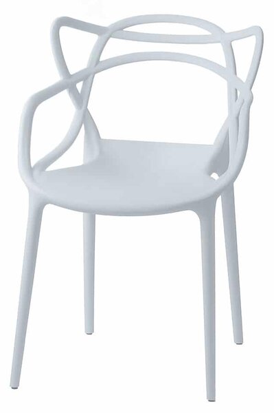 Scaun modern Split - alb