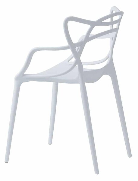Scaun modern Split - alb