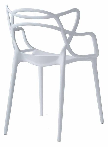 Scaun modern Split - alb