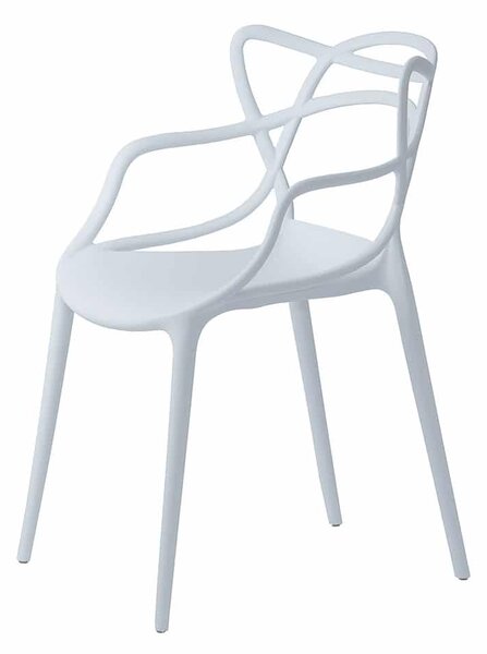 Scaun modern Split - alb