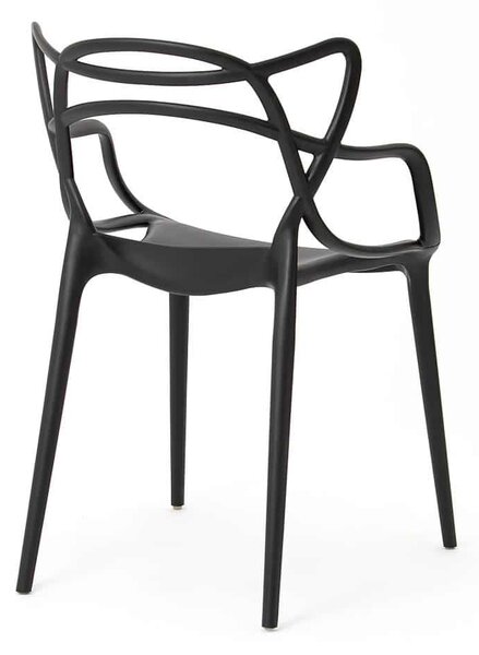 Scaun modern Split - negru