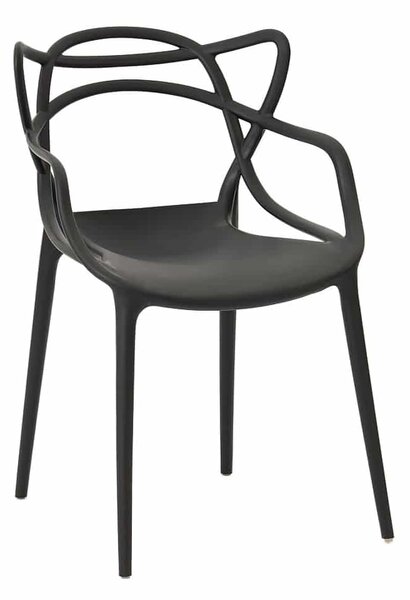 Scaun modern Split - negru