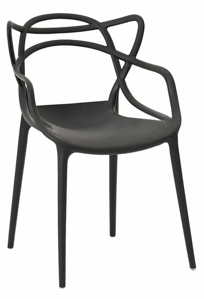 Scaun modern Split - negru