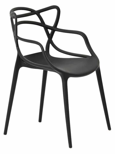 Scaun modern Split - negru