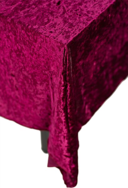 Față de masă velur bordo dreptunghiulară 280x160 cm