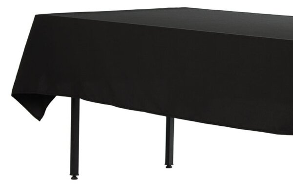 Față de masă din catifea neagră, dimensiuni 280x160 cm
