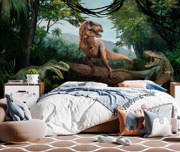 Fototapet Dinozaur într-o pădure, Fototapet animale, Fototapet populare, u36756 - Tapeko.ro