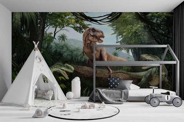 Fototapet Dinozaur într-o pădure, Fototapet animale, Fototapet populare, u36756 - Tapeko.ro