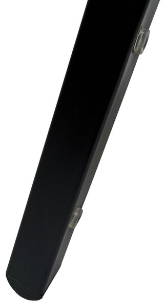Scaun banket Luxus Dark 25x25x1.2, negru lucios