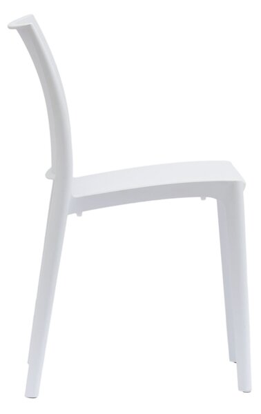 REST Scaun Modern de Eleganță Alb
