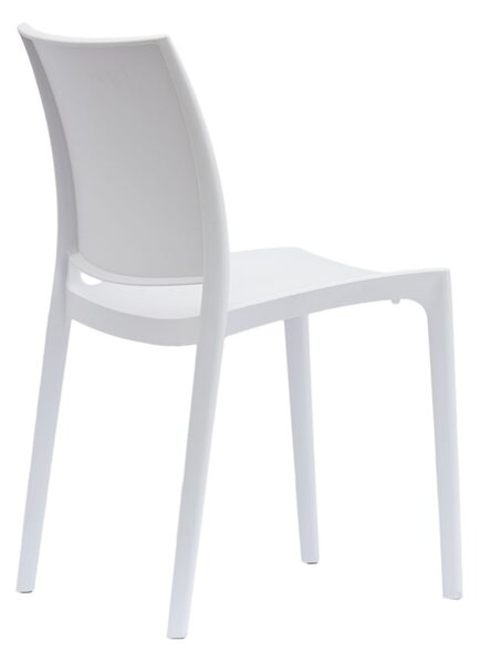 REST Scaun Modern de Eleganță Alb