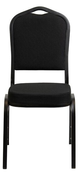 Scaun banket Luxus Dark 25x25x1.2, negru lucios