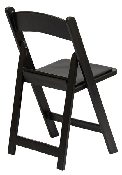 Scaun de nuntă american, pliabil, negru