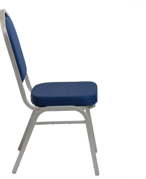 Scaun de banket de lux Luxus 25x25x1.2 albastru neted