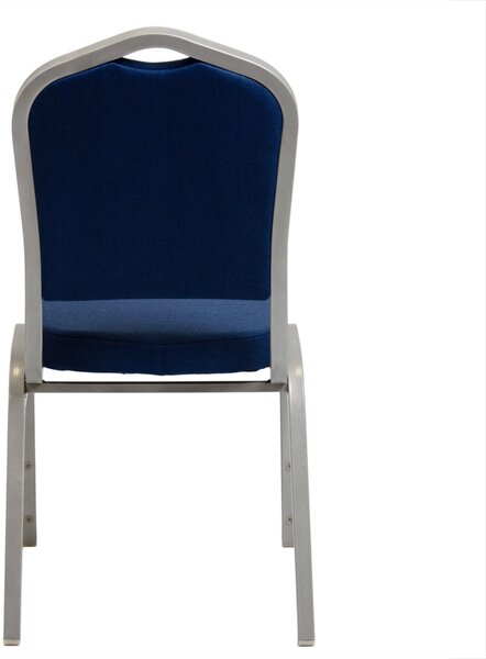 Scaun de banket de lux Luxus 25x25x1.2 albastru neted