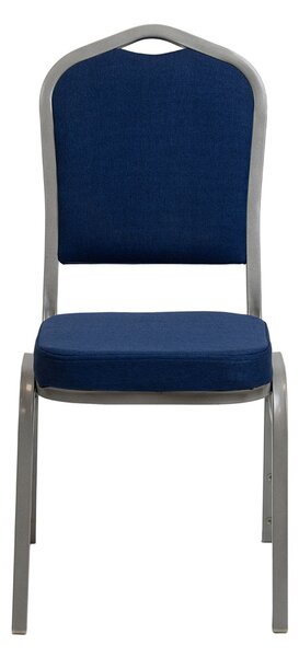 Scaun de banket de lux Luxus 25x25x1.2 albastru neted