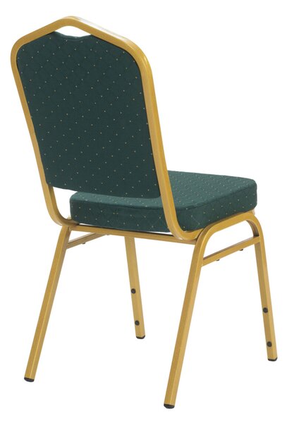 Scaun de banket Roma, culoare verde, dimensiuni 25x25x1,2 cm