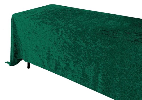 Fata de masa dreptunghiulara din catifea verde 280x160cm Catifea