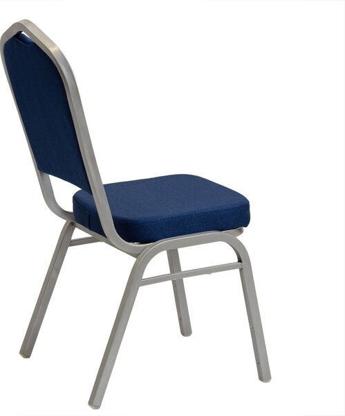 Scaun de banket de lux Luxus 25x25x1.2 albastru neted