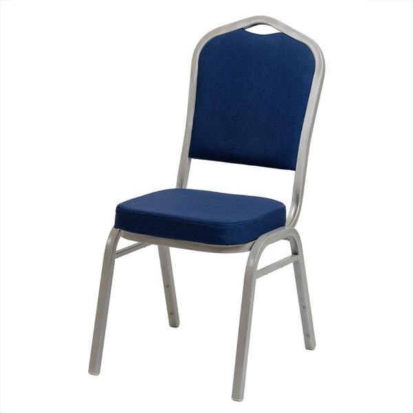 Scaun de banket de lux Luxus 25x25x1.2 albastru neted