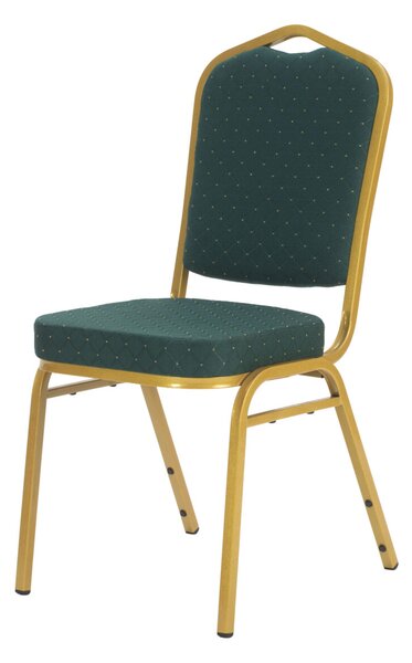 Scaun de banket Roma, culoare verde, dimensiuni 25x25x1,2 cm