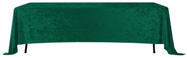 Fata de masa dreptunghiulara din catifea verde 280x160cm Catifea