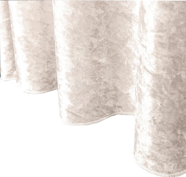 Fata de masa dreptunghiulara bej catifea 280x160cm Catifea