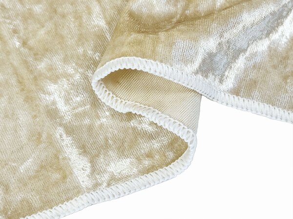 Fata de masa rotunda din catifea bej Fi340cm Velvet